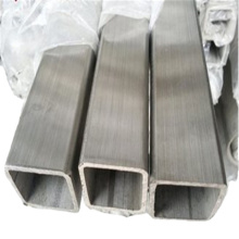 316 409l stainless steel pipe tube hairline NO.4 finish square type cold rolled